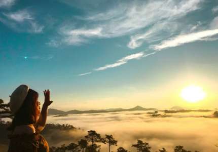 Săn mây ngắm cảnh trên đồi Đa Phú
