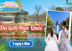 Tour Du Lịch Hàn Quốc 5 Ngày 4 Đêm Hè (Bay Vietnam Airlines)