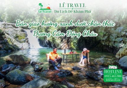 Bản giao hưởng xanh dưới chân thác Dương Cầm Động Châu