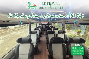 Đi Hạ Long bằng xe Limousine từ Hà Nội để tận hưởng sự tiện lợi