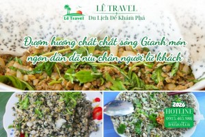 Đượm hương chắt chắt sông Gianh món ngon dân dã níu chân người lữ khách