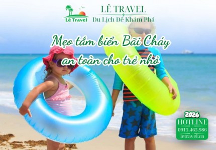 Mẹo tắm biển Bãi Cháy an toàn cho trẻ nhỏ