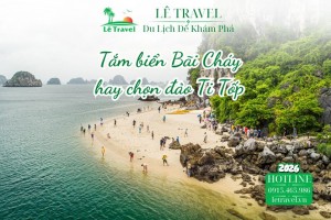 Nên tắm biển Bãi Cháy hay ra đảo Ti Tốp để có nước trong hơn