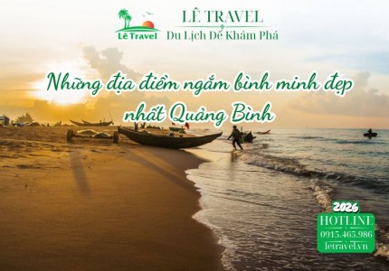 Những địa điểm ngắm bình minh đẹp nhất Quảng Bình