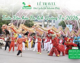 Lịch trình trải nghiệm Tuần Văn hóa Du lịch Quảng Trị 2026 rực rỡ sắc màu