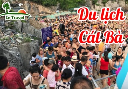 Cách tránh chen lấn khi đến Cát Bà dịp lễ