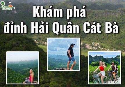 Khám phá đỉnh Hải Quân tại Cát Bà
