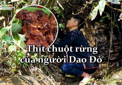 Thưởng thức chuột rừng của người Dao Đỏ Hà Giang