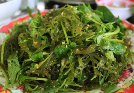 Gỏi rong biển đặc sản Lý Sơn