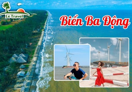 Khám phá biển Ba Động khi đi du lịch Miền Tây