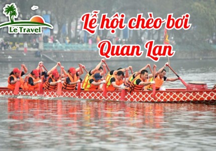 Trải nghiệm lễ hội chèo bơi Quan Lạn