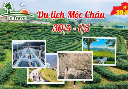 Tận hưởng kỳ nghỉ lễ 30/4: Vui chơi thỏa thích tại Mộc Châu