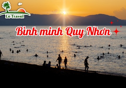 Vẻ đẹp say đắm lòng người của bình minh Quy Nhơn