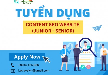 Tuyển Nhân Viên SEO Website