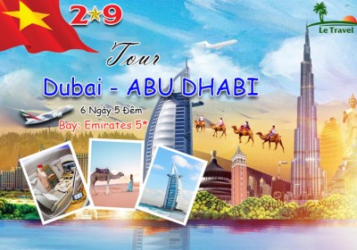 Du Lịch Duabi 6 Ngày 5 Đêm Quốc Khánh 2/9/2023
