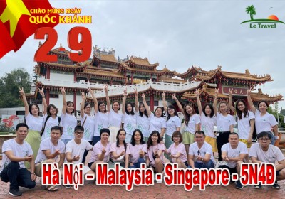 Tour Du Lịch Malaysia – Singapore 5 Ngày 4 đêm 2/9