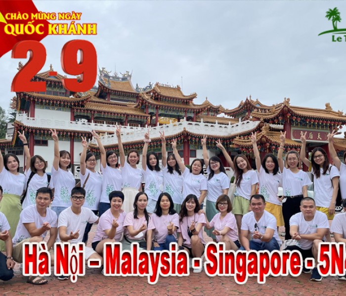 Tour Du Lịch Malaysia – Singapore 5 Ngày 4 đêm 2/9