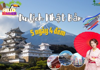 Tour Du Lịch Nhật Bản 5 Ngày 4 Đêm Từ Hà Nội (Bay Vietnamairlines)