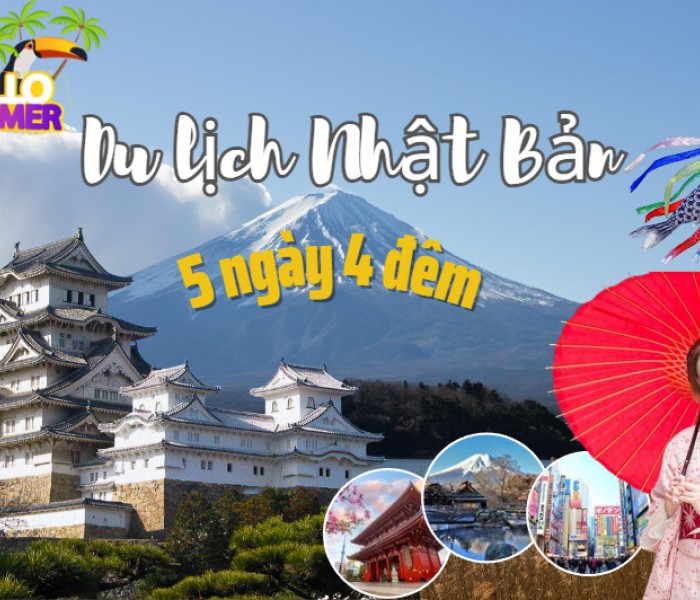 Tour Du Lịch Nhật Bản 5 Ngày 4 Đêm Từ Hà Nội (Bay Vietnamairlines)