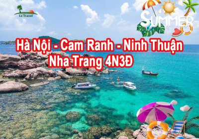 Tour Cam Ranh - Ninh Thuận - Nha Trang 4 Ngày 3 Đêm Hè 2024 (Bay Vietnam Airlines)