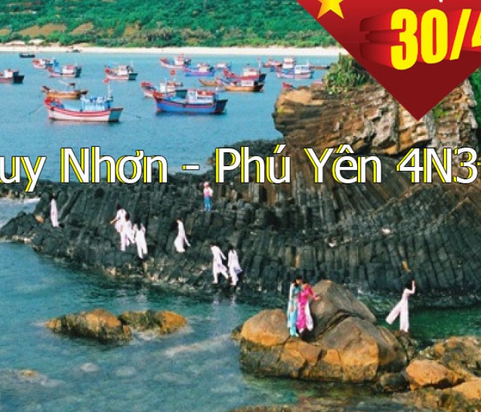 Du Lịch Quy Nhơn - Phú Yên 4 Ngày 3 Đêm Lễ 30/4- 1/5