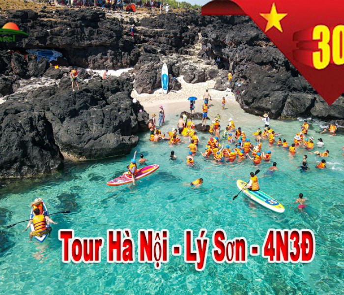Tour Du Lịch Lý Sơn 4 Ngày 3 Đêm Lễ 30/4-1/5 (Bay vietnamairline)