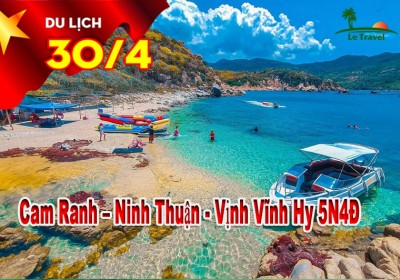 Du Lịch Cam Ranh – Ninh Thuận Vĩnh Hy 5 Ngày 4 Đêm Lễ 30/4-1/5