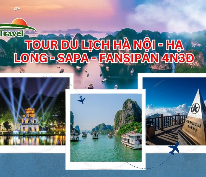 Tour Du Lịch Hà Nội Hạ Long - Sapa - Fansipan 4 Ngày 3 Đêm