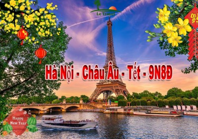 Tour Châu Âu - Đức - Luxembourg - Pháp - Bỉ - Hà Lan 9 Ngày 8 Đêm Tết Âm Lịch 2024