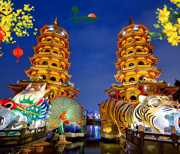 Tour Đài Loan Đài Bắc - Đài Trung - Nam Đầu - Cao Hùng 5 Ngày 4 Đêm Tết 2024 (Bay Viet Jet Air)