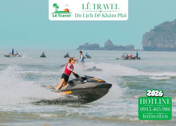 Đua mô tô nước Jetski tốc độ cao trên biển Nhật Lệ
