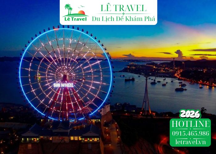 Ngắm toàn cảnh thành phố từ vòng quay Mặt Trời