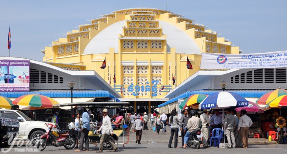 Chợ Psar Thmei - điểm mua sắm truyền thống