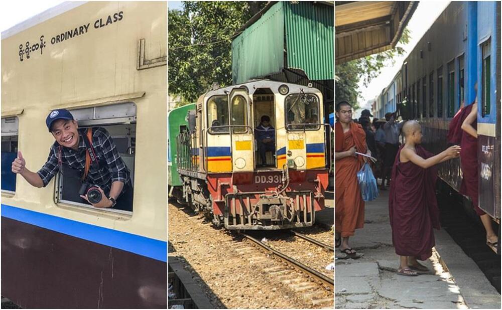 Tàu hỏa tại Myanmar