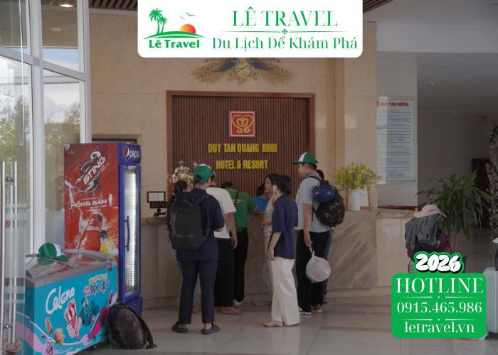 Nhận phòng khách sạn Duy Tân và nghỉ ngơi