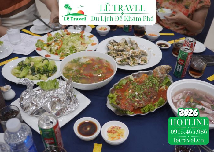Phân tích chi tiết 4 bữa chính tiêu chuẩn 150.000đ/khách
