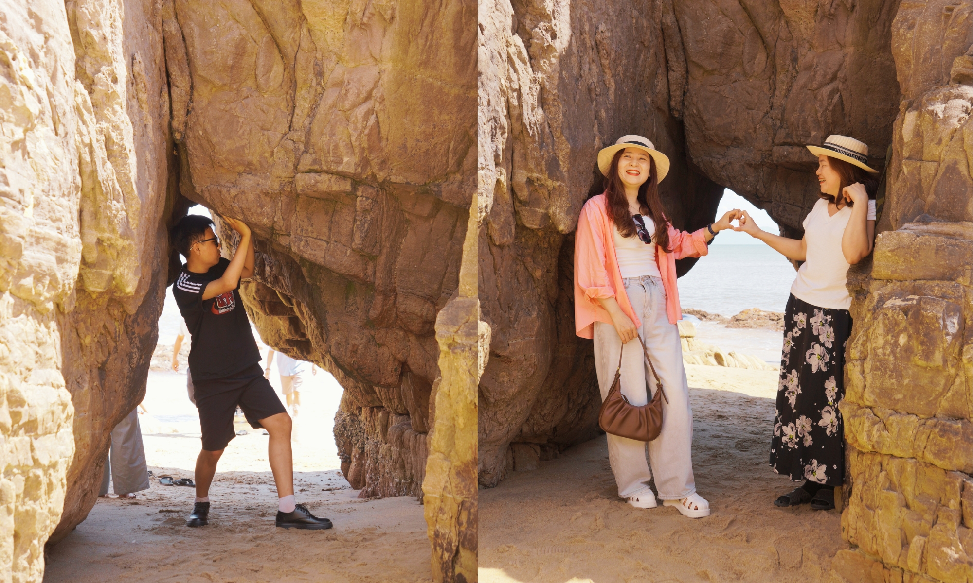 khu chụp ảnh cực chill tại bãi đá nhảy